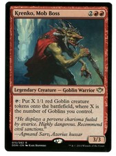 MTG Krenko Mob Boss Duel Decks Speed vs Cunning Magic The Gathering TCG