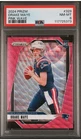 2024 Prizm Drake Maye Pink Wave RC PSA 8