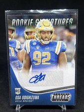 2021 Panini Chronicles Draft Picks Threads Signatures Osa Odighizuwa Green