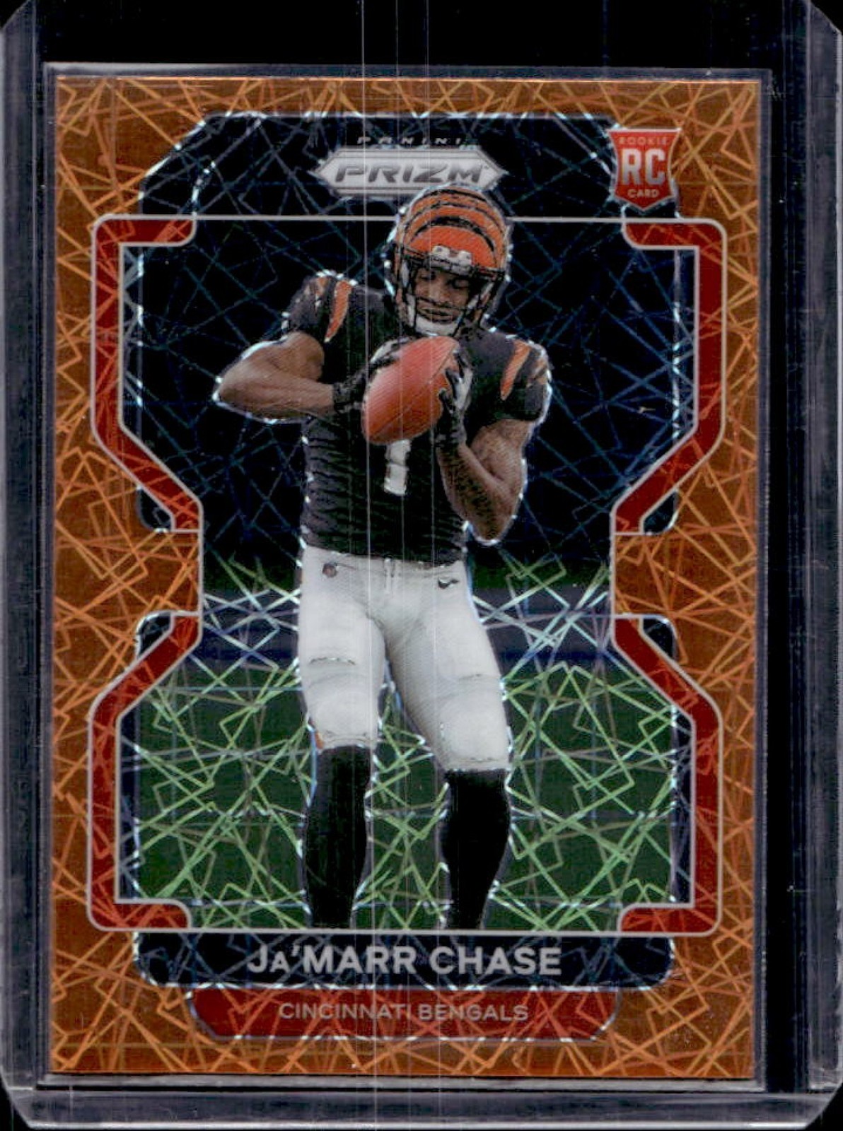 2021 Prizm Ja'Marr Chase RC Lazer Rookie #337 Bengals