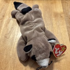 TY Beanie Baby RINGO Raccoon