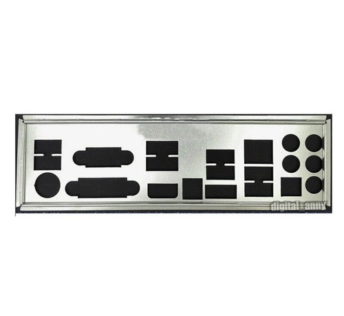 OEM I/O Shield For Z77 PERFORMANCE Player Supreme Motherboard Backplate ...