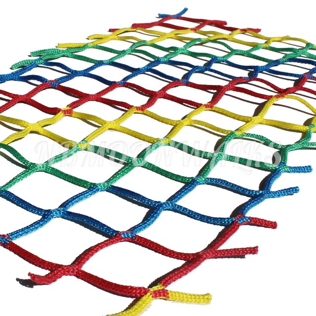 Rainbow Netting Mesh Commercial Inflatable Bounce House Repair