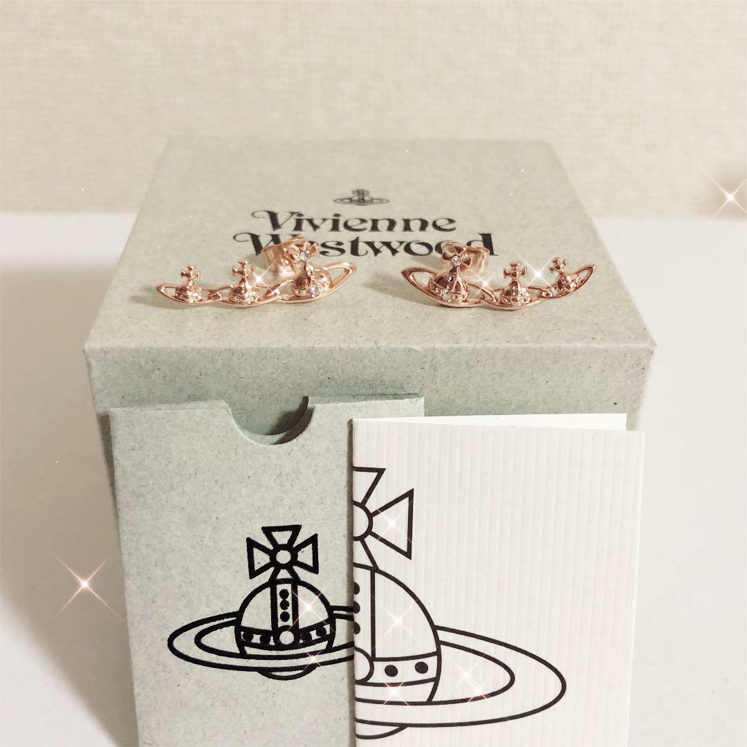 【3点SET】Vivienne Westwood Vivienne Westwood Triple Orb Earrings Pink Ladies Accessories