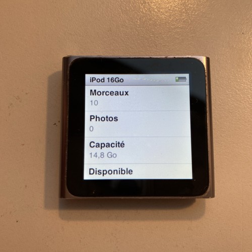 HS - Apple Ipod Nano 6 - 16go 16gb - Baladeur Mp3 - A1366 - Bouton On/off Hs - Picture 3 of 13