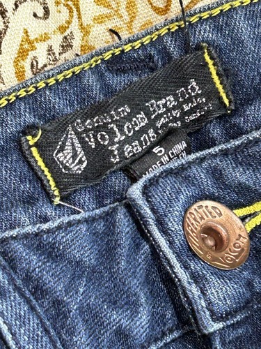 Volcom Jeans Matchstick Womens Designer Blue Sz 5 Ladies Street Skinny Pants - Picture 6 of 11