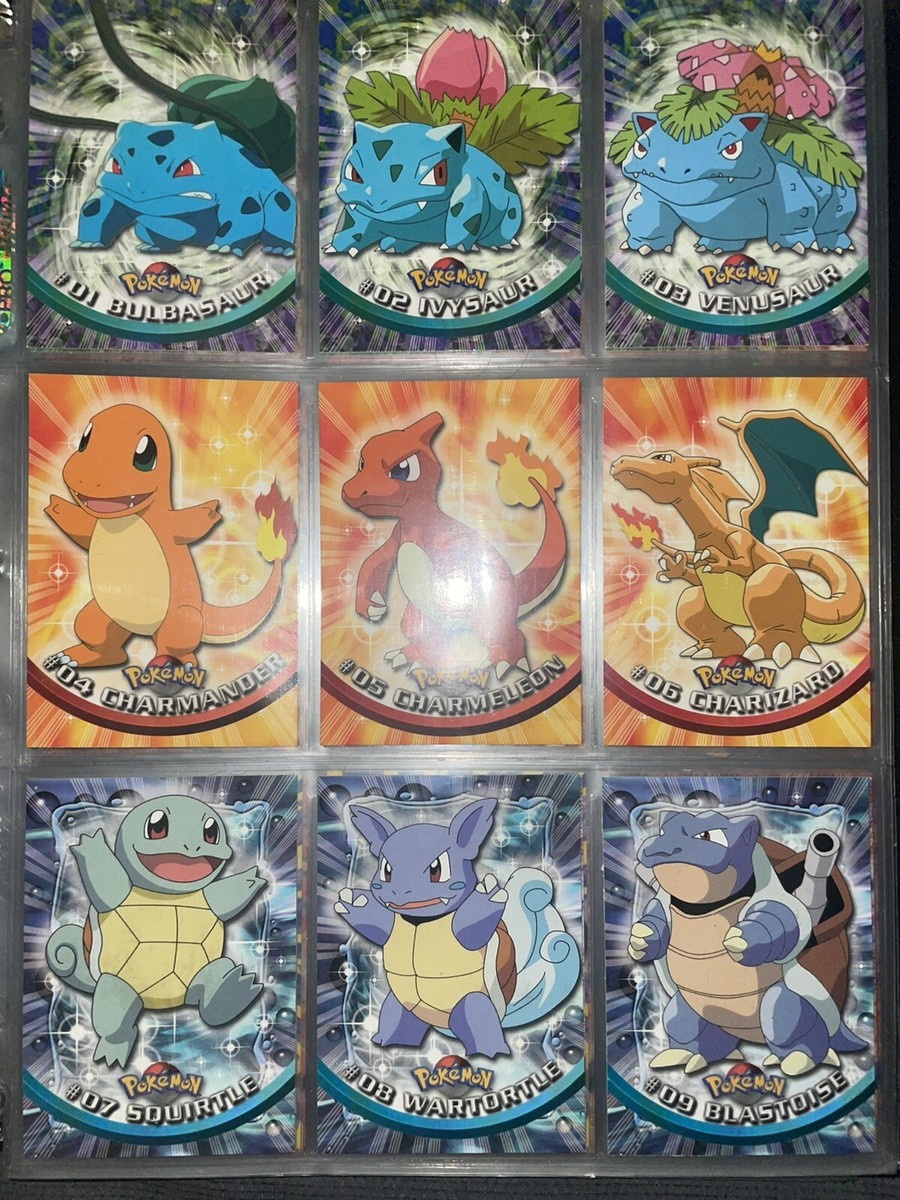 2000 Pokemon Topps Series 1 TV Animation Edition Base Set 77 Complete  Collection