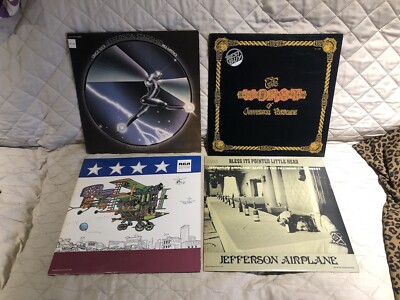 LOT OF 9 JEFFERSON STARSHIP AIRPLANE GRACE SLICK LP VINYL RECORDS FREE SHIPPING
