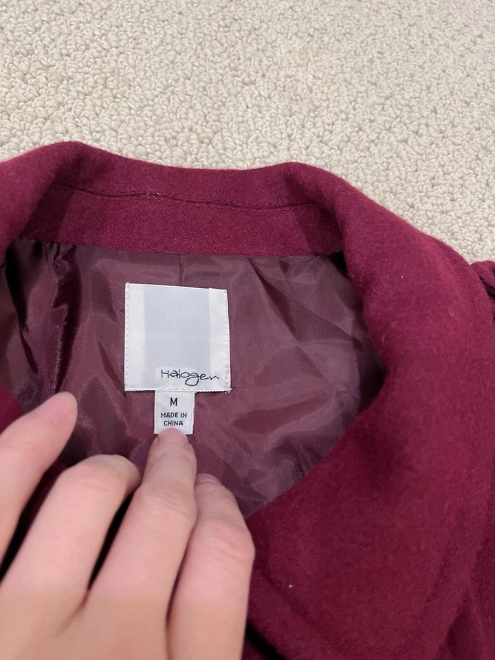 halogen women wool coat size M - Image 4 of 4