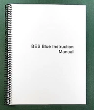 Brother BES Blue Instruction Manual: Full Color & Protective Covers!