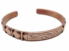 Healing Lama Hand Forged 100 Copper Bracelet. Made with Solid and High Gauge