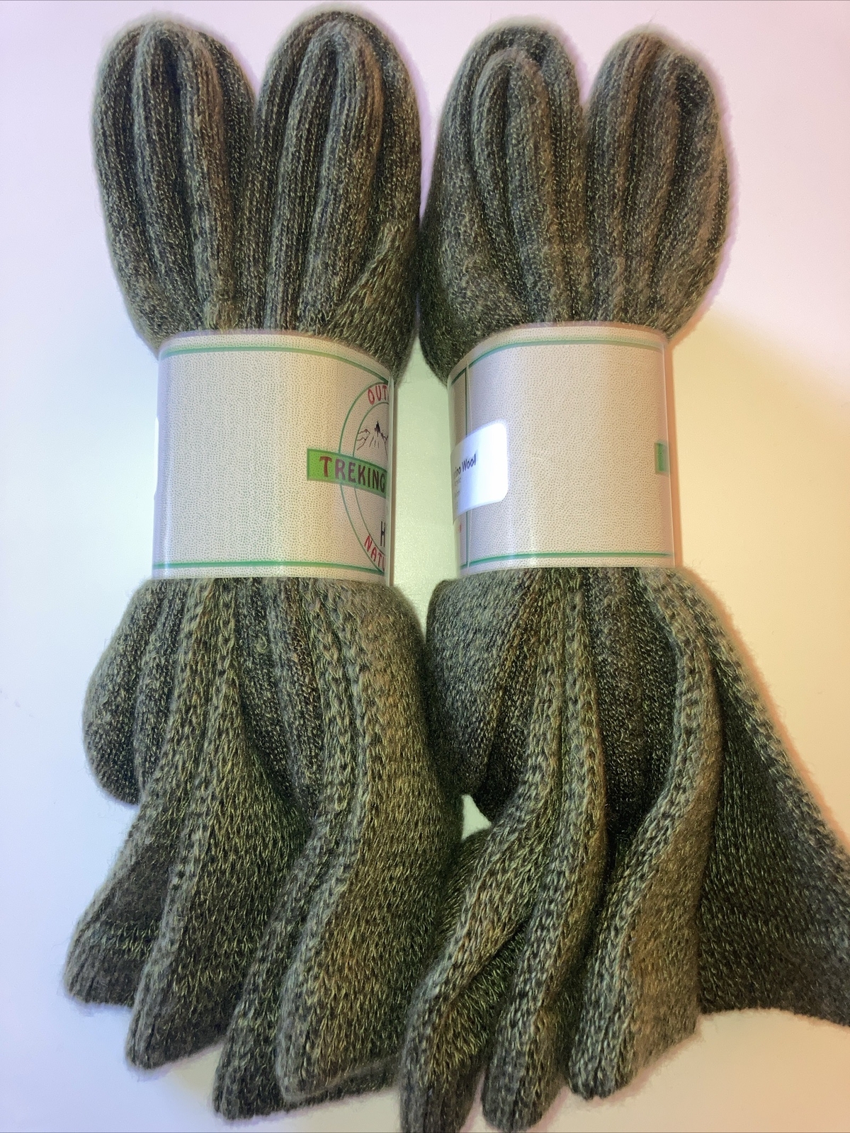 Loose Fitting Merino Wool Diabetic Socks 4 Pr. Durable American Made