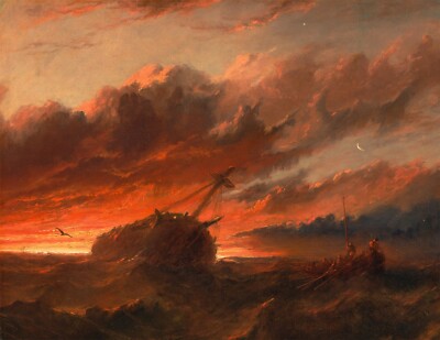Francis Danby : ''Shipwreck'' (c.1850)  - Giclee Fine Art Print