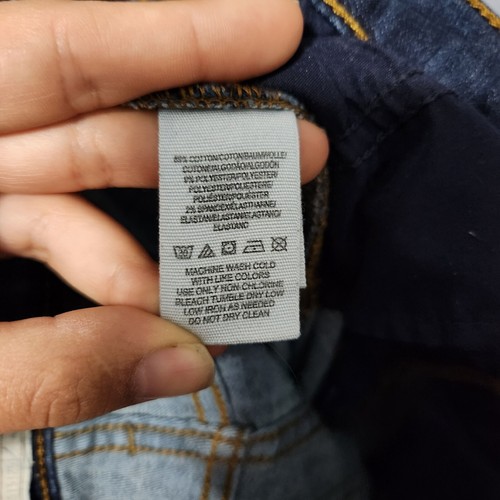 Pantalones de mezclilla ajustados azules ajustados de altura media Free People lavado medio para mujer 27 - Imagen 8 de 9