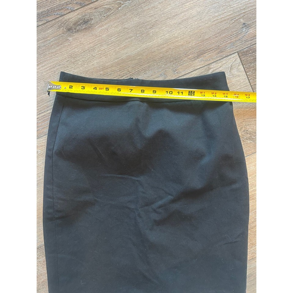 Stretch Black Pencil Skirt Size 6 Banana Republic Sloan Business Casual