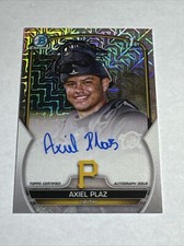 2023 1st Bowman Chrome Axiel Plaz HTA Choice Mojo Refractor Auto 36/150 RC SP