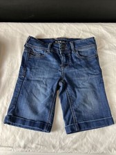 Celebrity Pink Denim Bermuda Shorts Girls Size 12 Blue Jean Cuffed