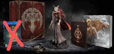 Elden Ring Collector's Edition PS4 RARE ITEM, NEW OPEN BOX, GAME NOT INCLUDED 
