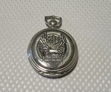 Harley Davidson Franklin Mint Collectors pocket watch Flames dial