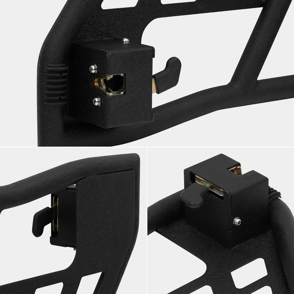 For 2007-2018 Jeep Wrangler JK 4 Door Half Tube Tubular Doors W/Side View Mirror Foto 3 de 4