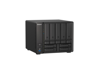 Qnap TS-h973AX-32G-US 9-bay Desktop NAS, AMD Ryzen V1500B 4C 8T 2.2GHz, 32GB DDR