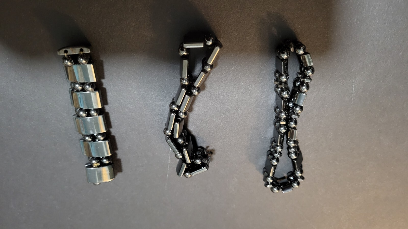 3 magnetic hematite bracelets - image 2