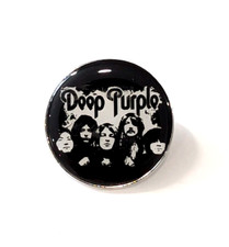 Deep Purple ' Band Members ' Heavy Metal Rock Band Enamel Patch Metal Brooch Pin