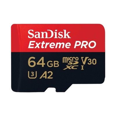 SanDisk Extreme PRO microSDXC UHS-I Speicherkarte 64 Gb, 128 GB, 256 Gb Adapter