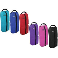 BRIDLE or HALTER BAG Nylon Heavy Duty Front Zipper Closure 25" x 10" x 3-1/2"