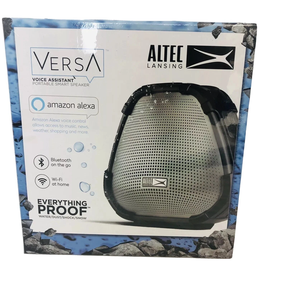 Altec Lansing VersA Smart Portable Bluetooth Speaker with Alexa