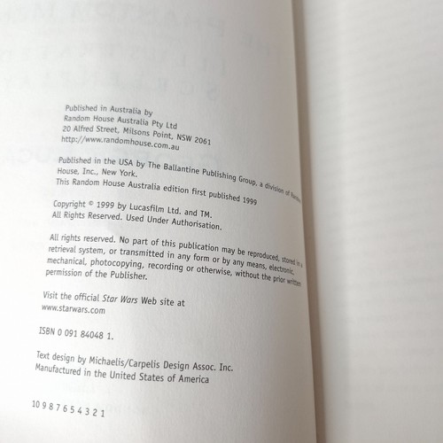 Star Wars Episode 1 The Phantom Menace: Illustrated Screenplay George Lucas Book - Picture 11 of 11