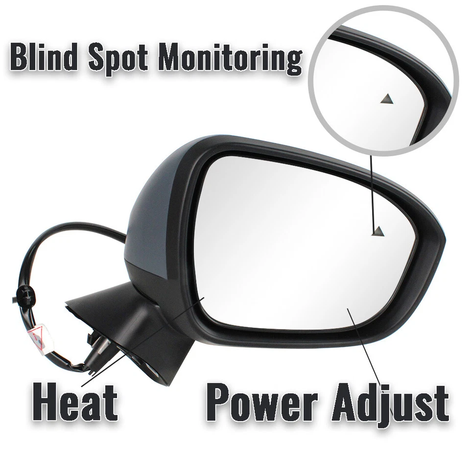 Right Passenger Mirror Assembly Fits 2022-2023 Mitsubishi Outlander W/Camera Foto 2 de 4