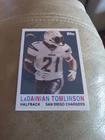 CHARGERS LADAINIAN TOMLINSON 2008 TOPPS TURN BACK THE CLOCK #20 OF 40