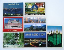USA Postkarten Lot 7 x SALT LAKE CITY Utah St...