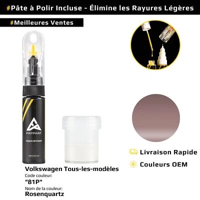 Peinture de retouche pour Volkswagen Tous modèles Code: 81P Rosenquartz - Photo 1/4