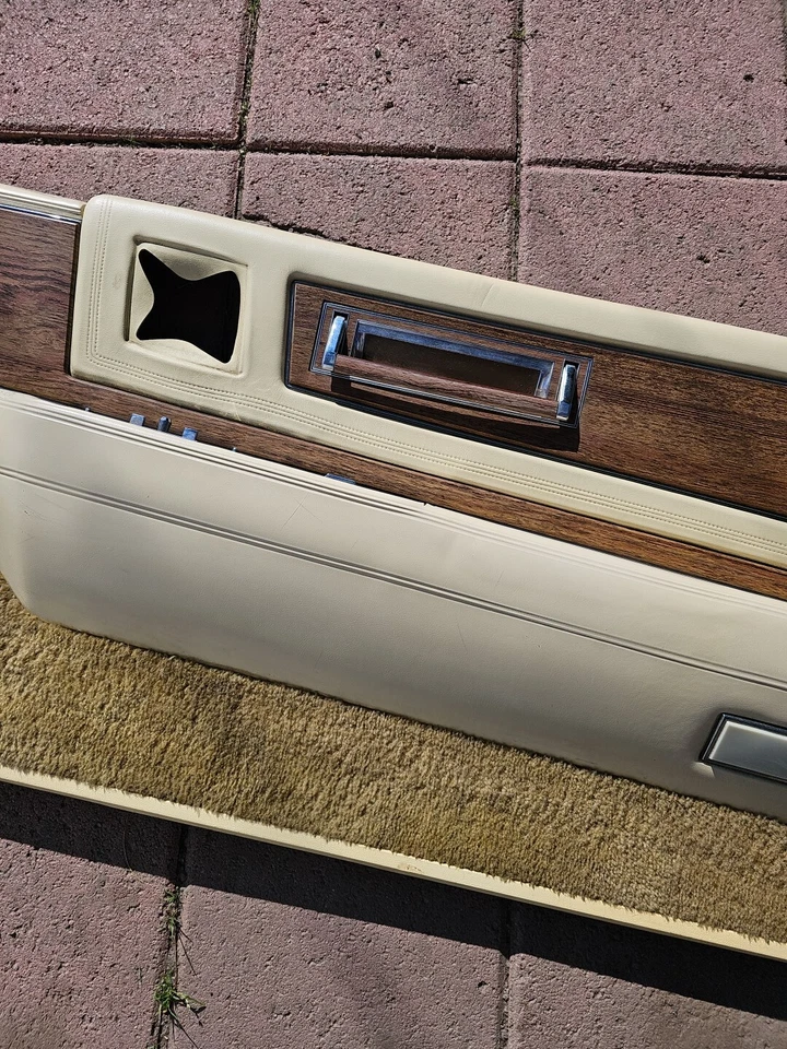 80s Cadillac Eldorado Right Passenger Side Door Panel - Image 3 of 4