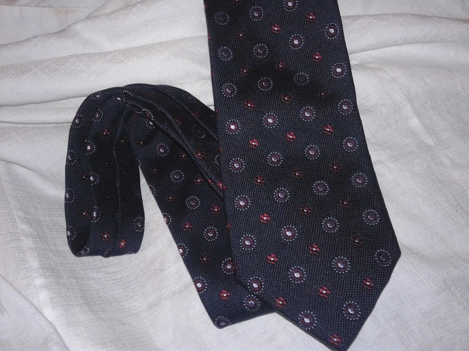 ERMENEGILDO ZEGNA MENS 100% SILK TIE HAND MADE IN  ITALY   - Image 3 of 4