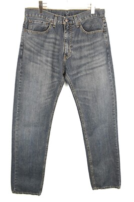 Levi's 505 Herren Jeans Regular Fit W34/L34 Zip Fly Blue