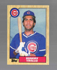 1987 Topps Baseball #732 Manny Trillo Chicago Cubs  - Vintage