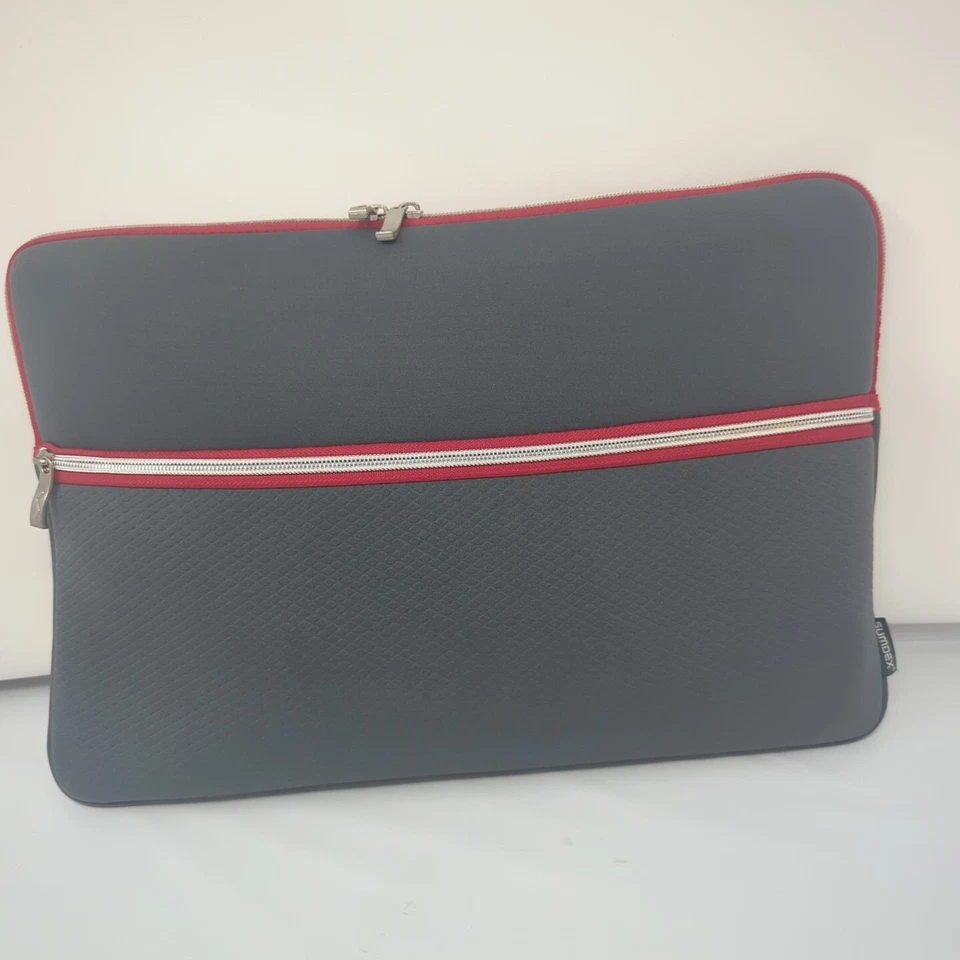 Pr. Fundas grises para computadora portátil y tableta Sumdex de 15"/Kindle - acolchadas - fácil cremallera y bolsillo Foto 2 de 4