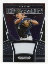 2020 Panini Prizm Draft Picks Baseball Thunderstruck Nick Yorke Rookie Card