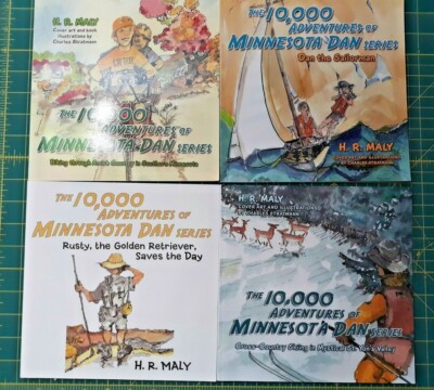 The 10,000 Adventures of Minnesota Dan Series/ By Charles Stratmann/ 4 Children'