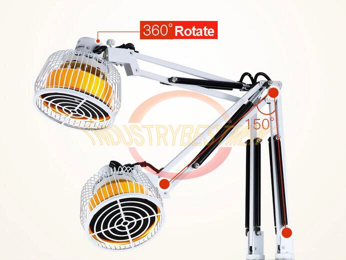 Acupuncture Double Head Infrared TDP Lamp Double Timer Heating