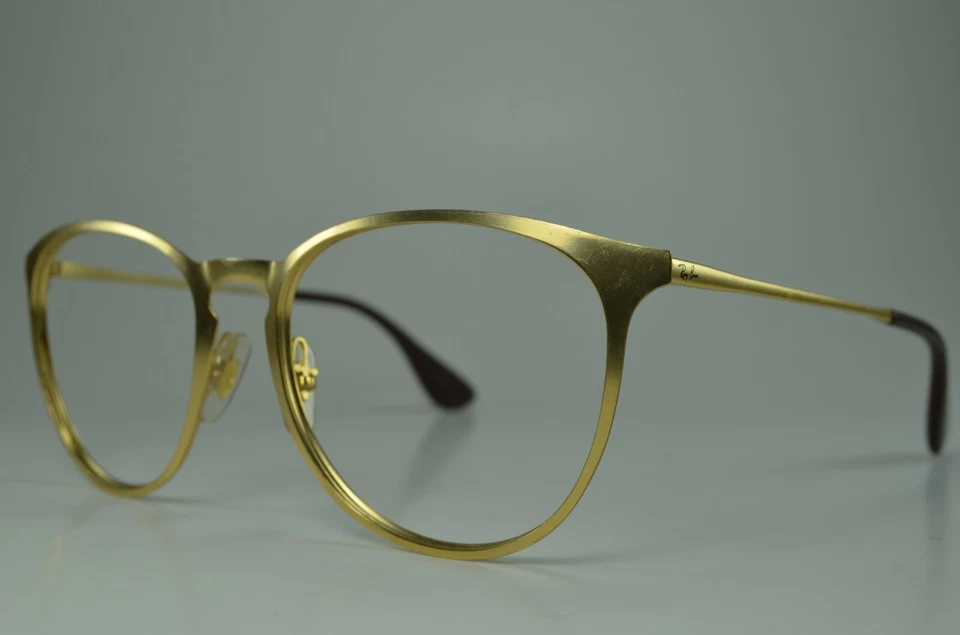 Authentic Ray-Ban RB3539 112/T5 Erika Matte Gold Polarized Frame Foto 3 de 4