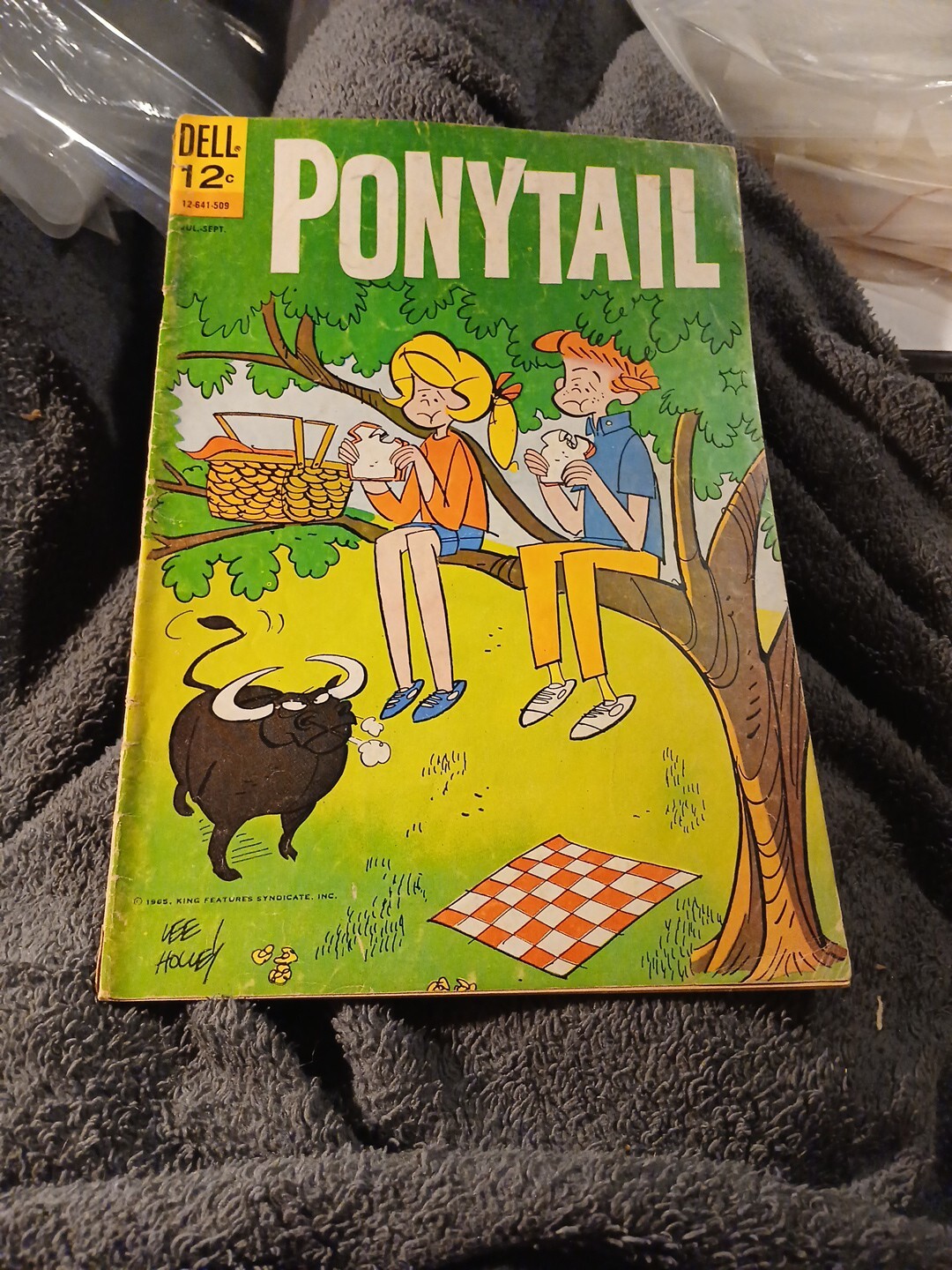 Ponytail 11 Dell Comics 1965 Lee Holley Cover Art Silver Age Cartoon Girls