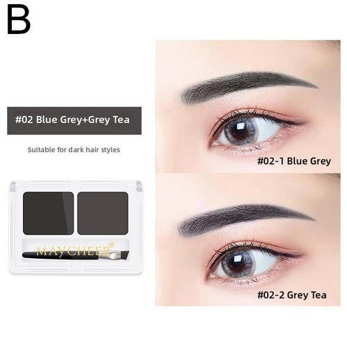 Double Color Eyebrow Powder Natural Three dimensional Waterproof and Sweatproof△ - Picture 16 of 20