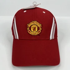 Manchester United Hat Cap Mens Strapback Black Soccer Futbol