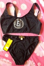 Fendi due pezzi  L  nero  donna