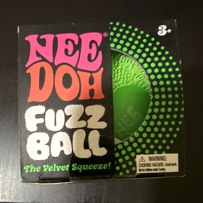 Schylling NEE DOH Fuzz Ball The Velvet Squeeze Green Squeeze Toy 3+ FZBND