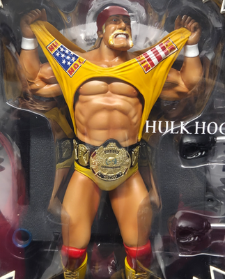HULK HOGAN - WWF WWE Jakks Pacific Unmatched Fury Platinum Edition